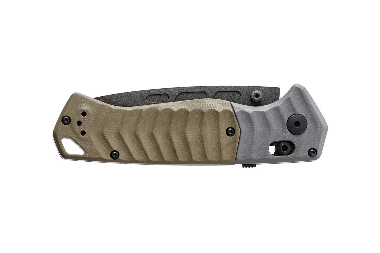 Складной нож Benchmade PSK сталь MagnaCut рукоять Gray/OD Green G10 (593BK)