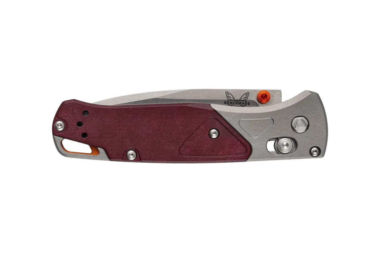Складной нож Benchmade Bugout сталь S90V рукоять Aluminium/Redstone Richlite (535-09)